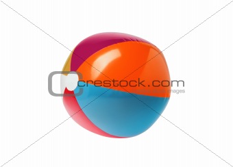 Child's Colorful Ball isolated on white
