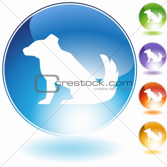 Dog Crystal Icon