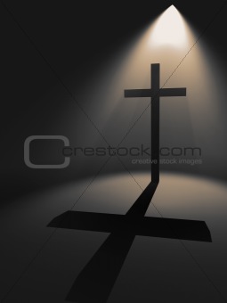 Cross in the light