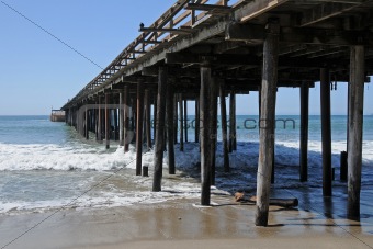 Perspective View of Pier in Monterey County