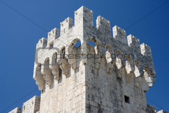 Ancient Castle in Trogir - architectural details