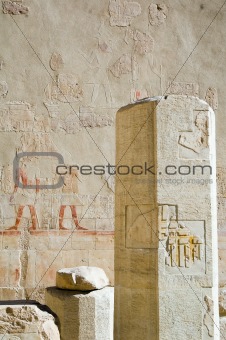 Pillar in temple of Hatchepsut