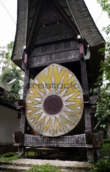 Traditional Toraja family tomb
