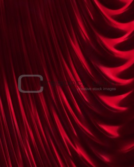 Crimson curtain