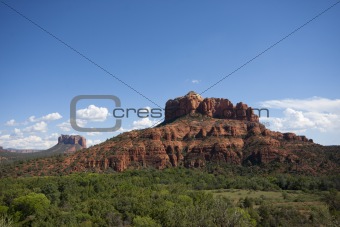 Red sandstone formations