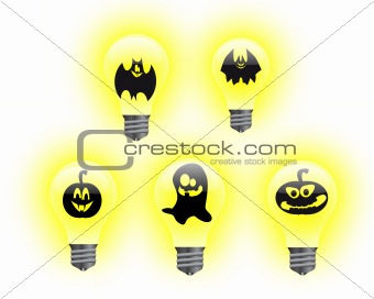 Halloween light bulbs
