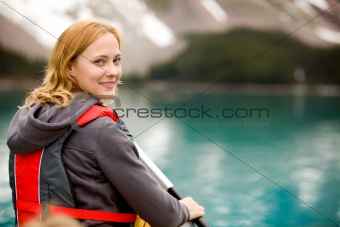 Canoe Portrait Woman