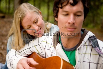 Outdoor Guitar Couple
