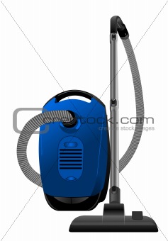 Realistic illustration of vacuum cleaner