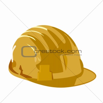 Helmet is isolated on white background