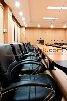 empty seats in boardroom