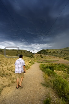 Walking into the Storm