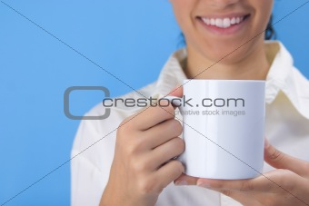 girl with cup