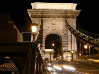 Budapest, chainbridge entrance