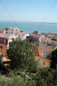 Panorama view from Oporto City in Lisboa