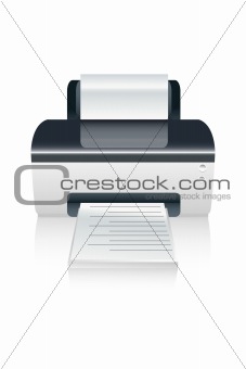 vector color printer device