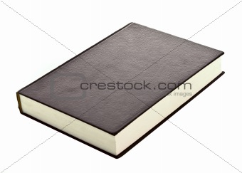 Hard cover book isolated on white