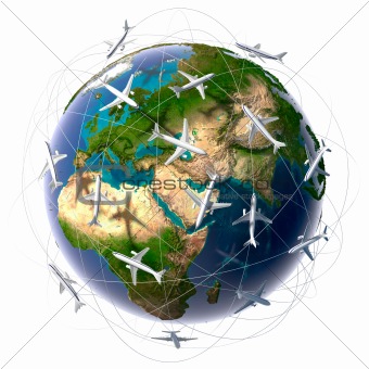 International air travel