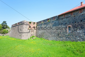 bastions of Uzhhorod Castle (Ukraine)