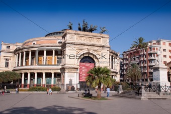 Teatro Politeama Garibaldi, Palermo, Sicily, Italy