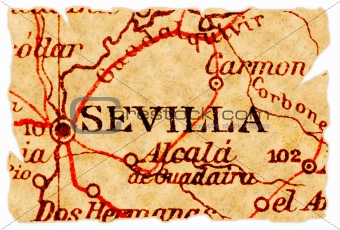Sevilla old map