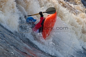Freestyle on whitewater