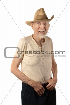 Grungy Senior Cowboy