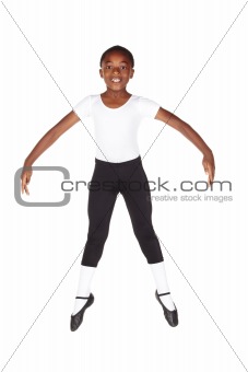 Young African ballet boy