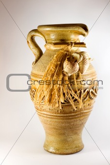 Pottery pitcher antique