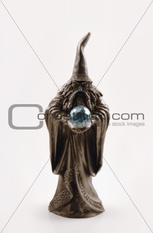 Wizard Holding Crystal Ball
