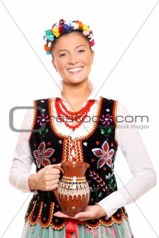 Traditional Polish girl