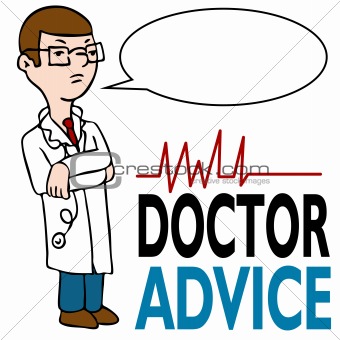 Serious Doctor Giving Advice