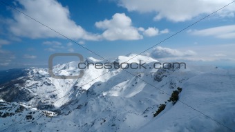 View from top of the ski-lift