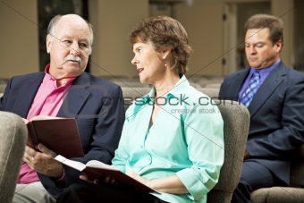 Mature Couple in Church
