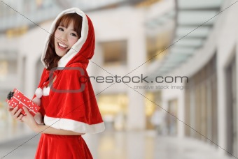 Happy Christmas girl