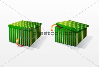 Vector Christmas boxes