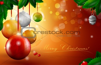Vector Christmas card illustration