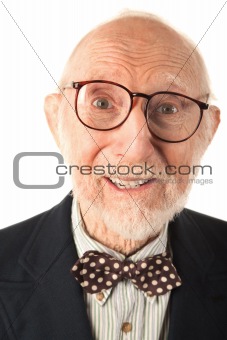 Expressive Senior Man