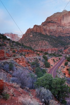 Zion National Park in the morning