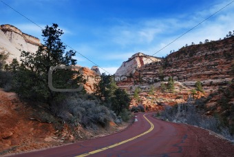 Zion National Park in early morning