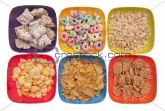 Variety of Breakfast Cereal