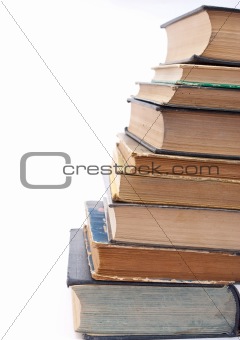 Pile of old books 
