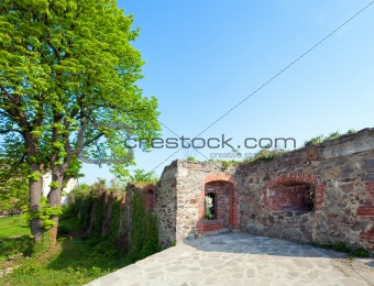Uzhhorod Castle courtyard (Ukraine)