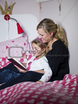 Mother and Daughter storytelling