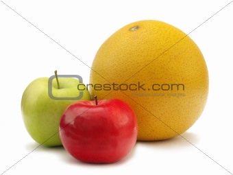 Apples and pomelo