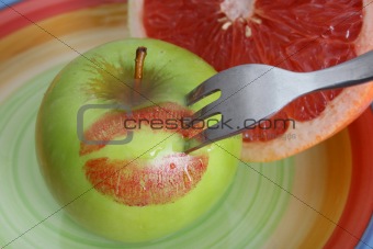 Apple and Pomelo