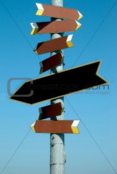 Directional sign 