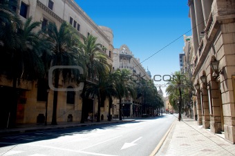 a street in valencia