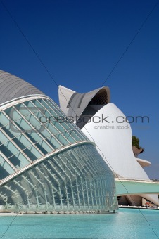 Modern Science Center in Valencia, Spain (the IMAX Theater at the City of Arts and Sciences)
