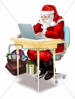 Santa shops on-line!